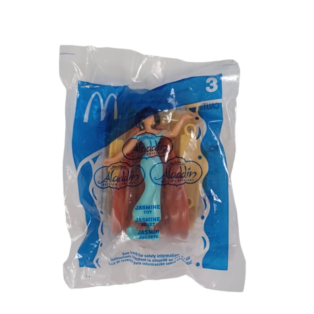 MCDONALD HAPPY MEAL 04 Disney Aladdin Toys #3 Jasmine Toy NEW In Package